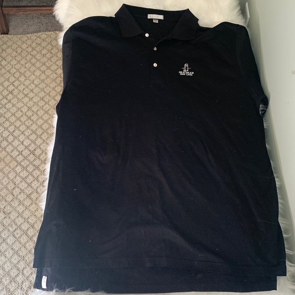 NWOT. Peter Millar XXL Black Polo. Old Head Golf Links Polo